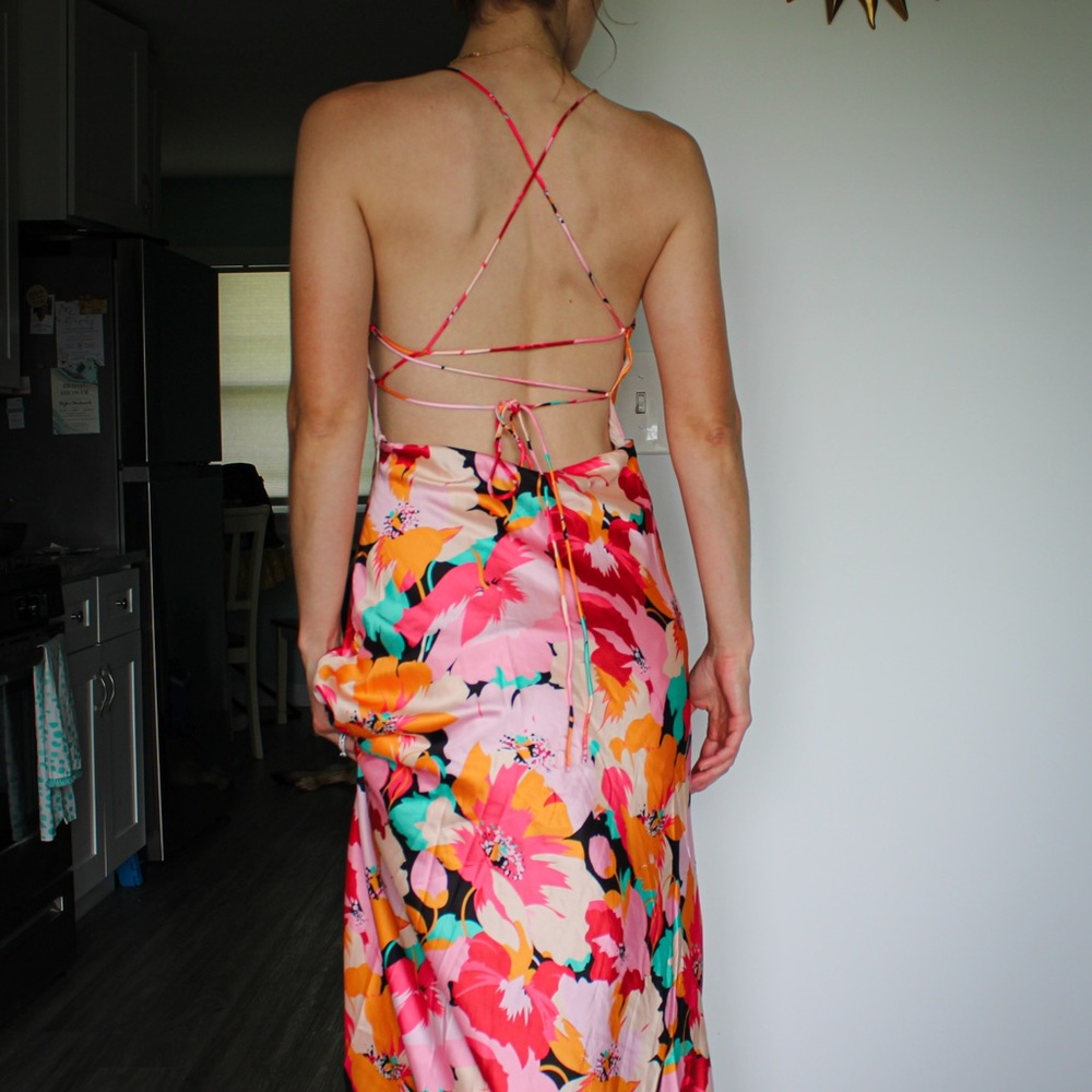 Petal & Pup Vibrant Floral Maxi Dress